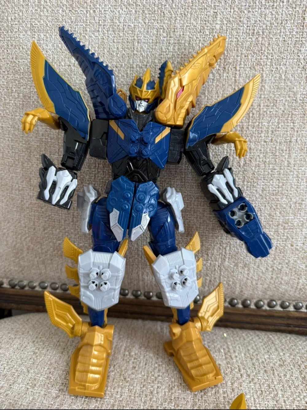 Power Rangers Dino Mosa Razor Zord morphing Dino Robot with instruction manual